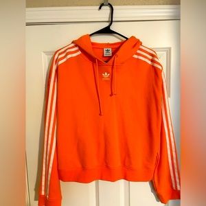 Women’s Adidas Hooded Sweatshirt, semi cropped